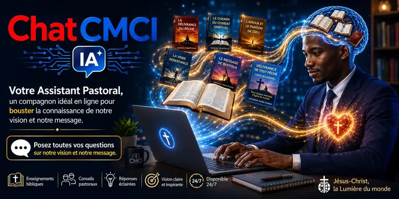 ChatCMCI IA — Votre Assistant pastoral, un compagnon en ligne pour approfondir la connaissance de notre vision et de notre message