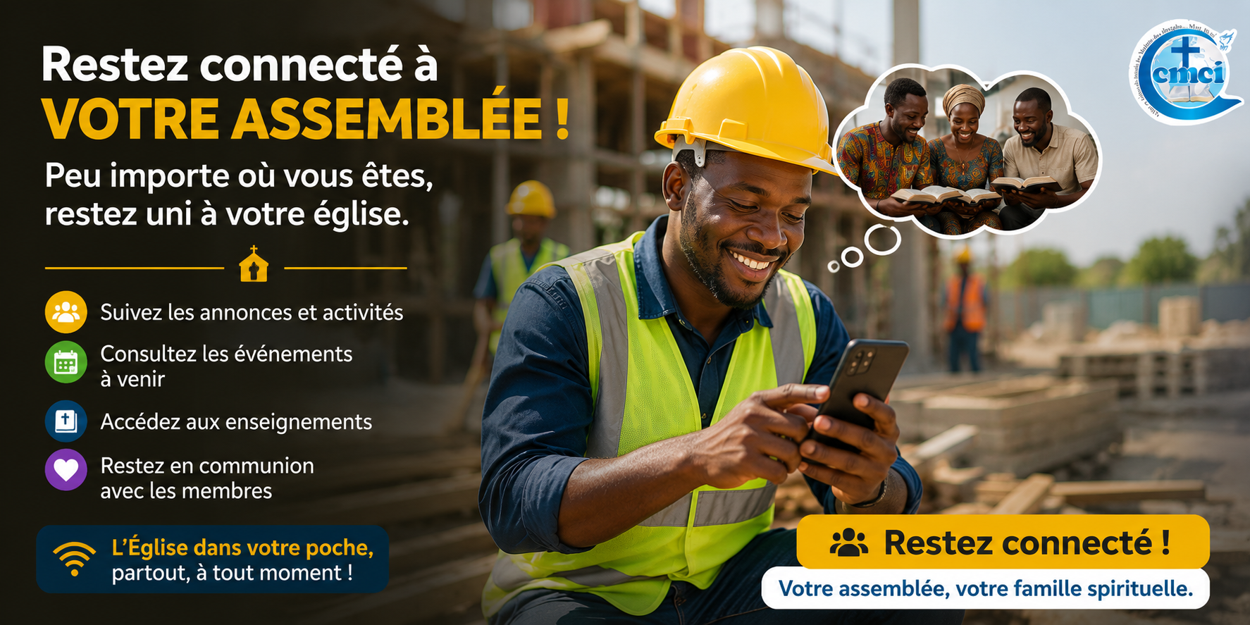 Restez connecté à votre assemblée